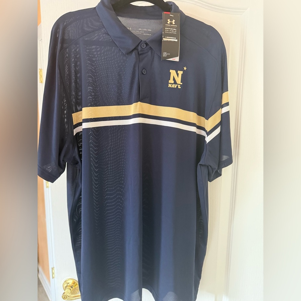 Navy Under Armour Blue Polo Shirt